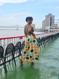 Umgee Dot Print Wide Leg Pants